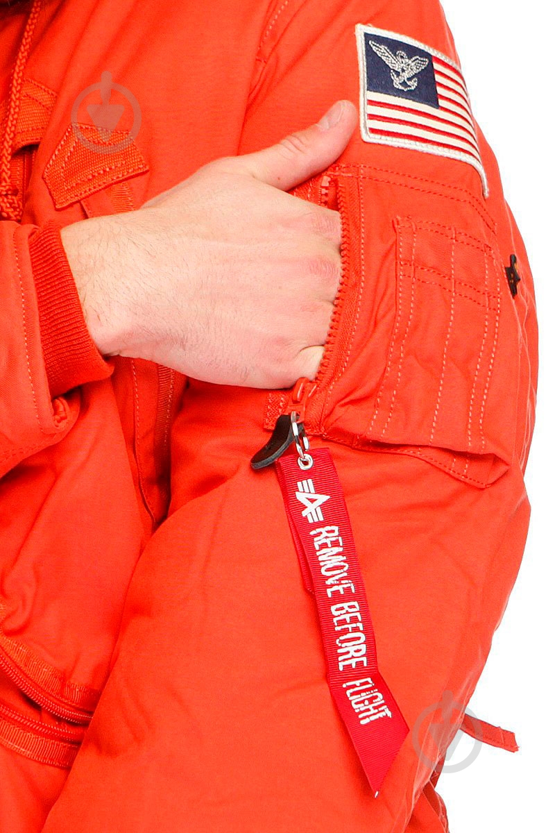 Куртка-парка мужская зимняя Alpha Industries Polar Jacket AL-IND-PJ-R р.XXXL red - фото 5