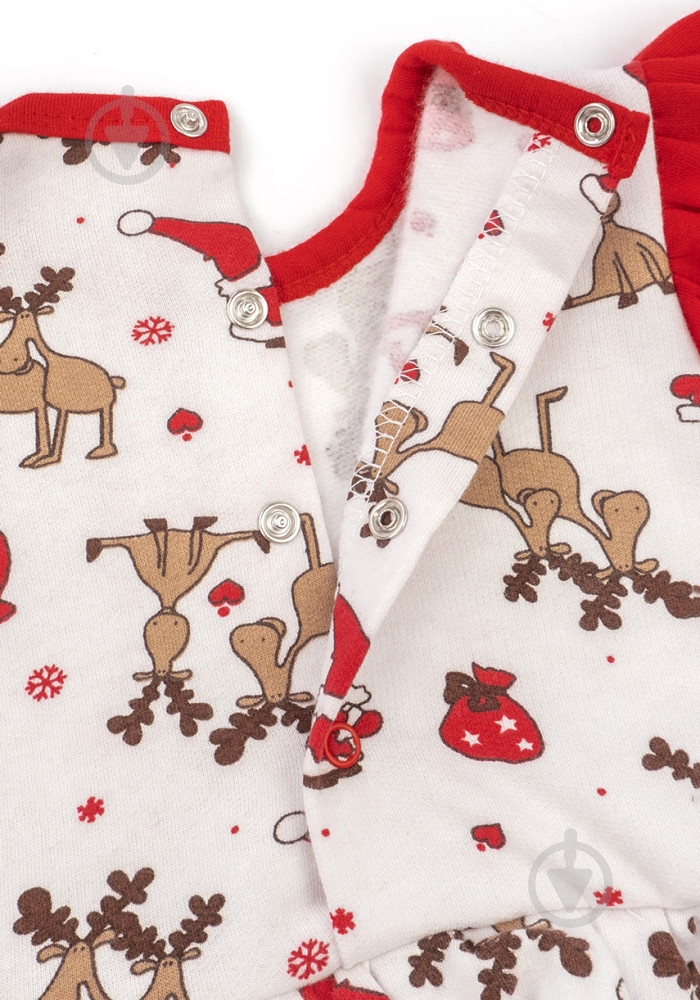 Боди для девочек для девочки Dexter`s Christmas reindeer р.74 белый 332113 - фото 3 Боди для девочек для девочки Dexter`s Christmas reindeer р.74 белый 332113 - фото 3