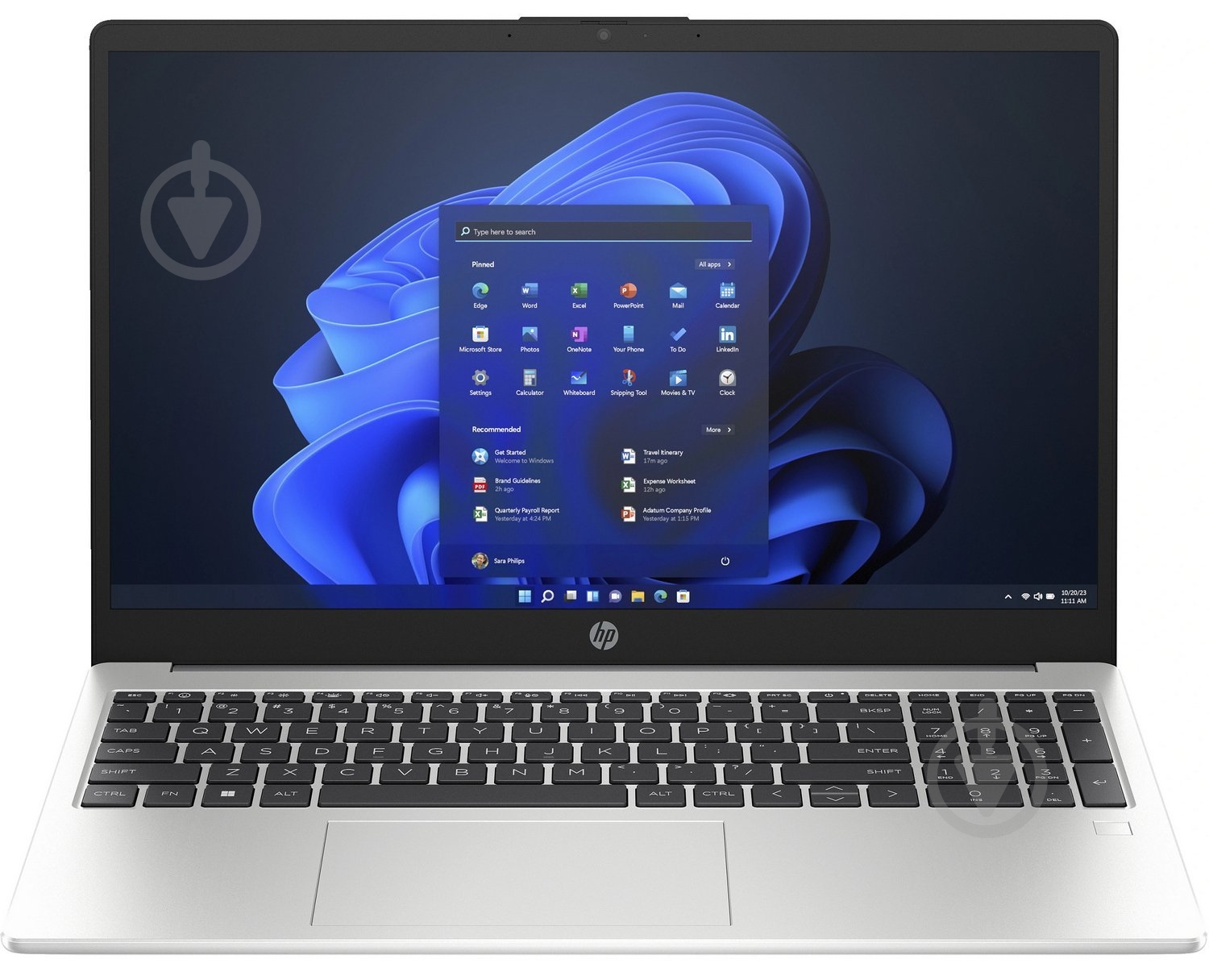 Ноутбук HP 255 G10 15,6" (9B9P8EA) turbo silver - фото 1