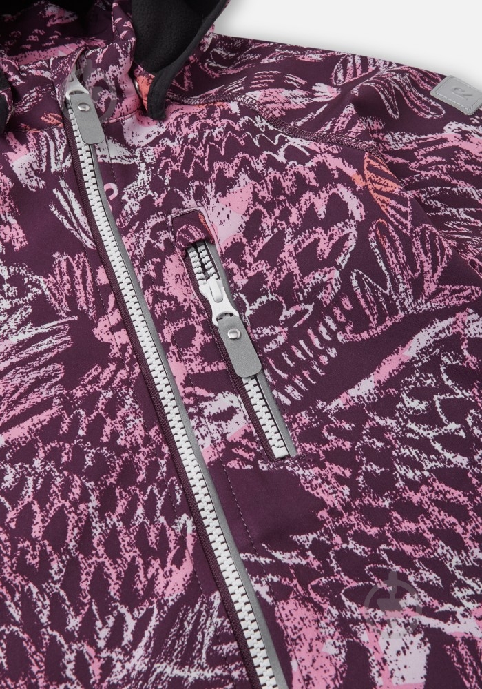 Куртка для дівчаток Reima Softshell Vantti р.98 темно-бордовий 5100009B-4963 - фото 6 Куртка для дівчаток Reima Softshell Vantti р.98 темно-бордовий 5100009B-4963 - фото 6