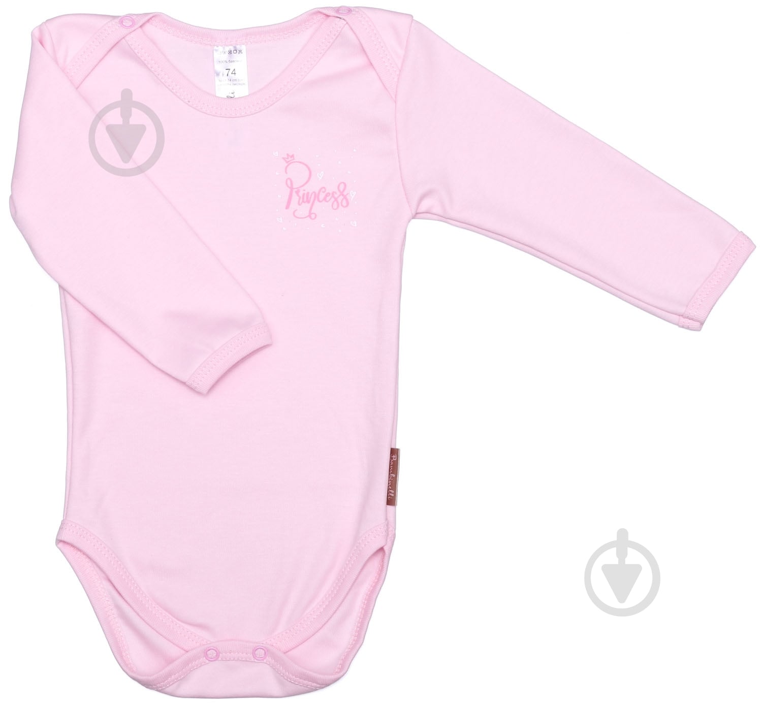 Боди детское для девочки Bambinelli Princess Б301-3 р.80 розовый - фото 1