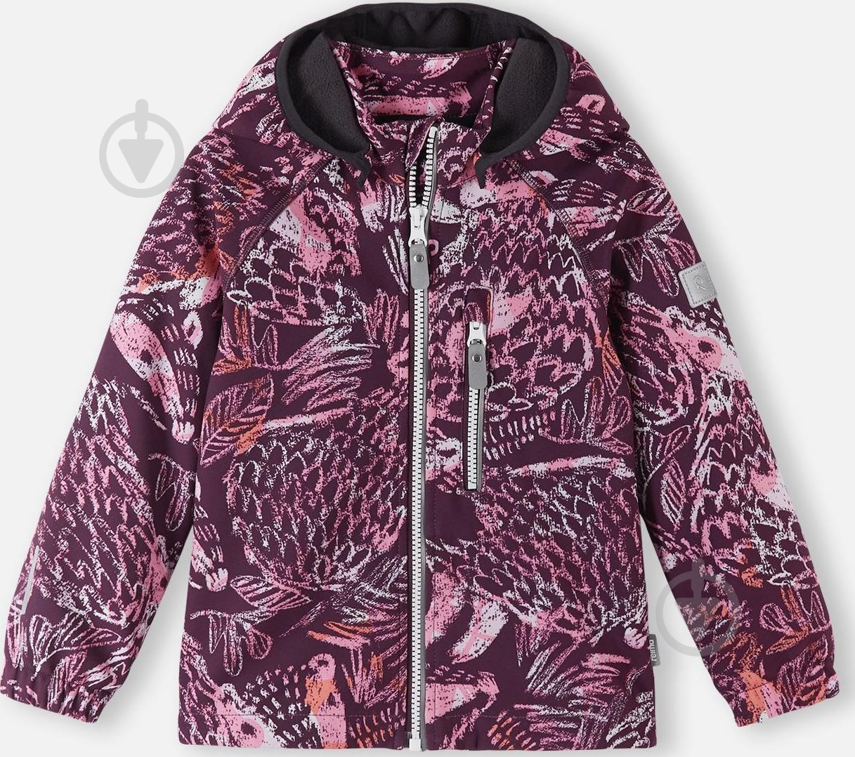 Куртка для девочек Reima Softshell Vantti р.110 темно-бордовый 5100009B-4963 - фото 1 Куртка для девочек Reima Softshell Vantti р.110 темно-бордовый 5100009B-4963 - фото 1