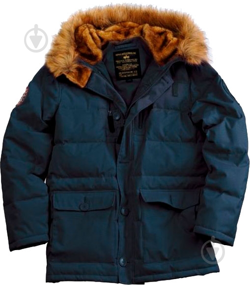 Куртка-парка мужская зимняя Alpha Industries Arctic Jacket AL-IND-AJ-N р.XL navy - фото 1 Куртка-парка мужская зимняя Alpha Industries Arctic Jacket AL-IND-AJ-N р.XL navy - фото 1