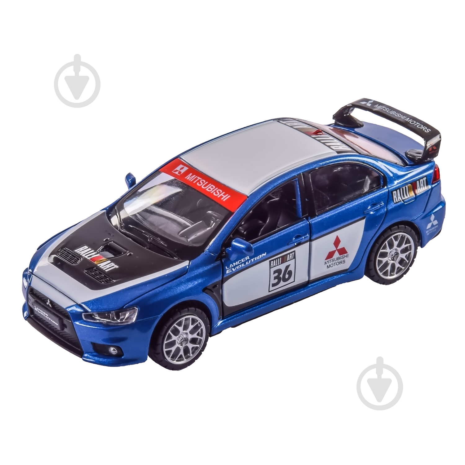 Автомодель Автопром 1:32 Mitsubishi Lancer Evolution в ассортименте 68410 - фото 3 Автомодель Автопром 1:32 Mitsubishi Lancer Evolution в ассортименте 68410 - фото 3