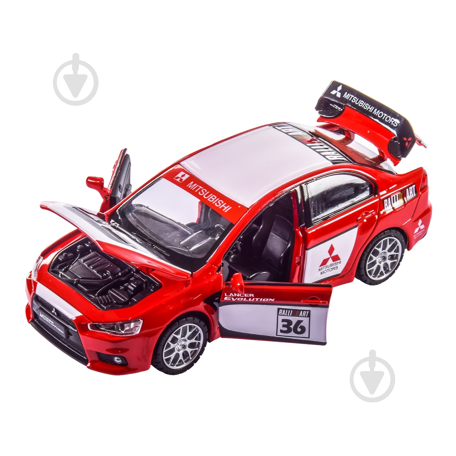Автомодель Автопром 1:32 Mitsubishi Lancer Evolution в ассортименте 68410 - фото 4 Автомодель Автопром 1:32 Mitsubishi Lancer Evolution в ассортименте 68410 - фото 4