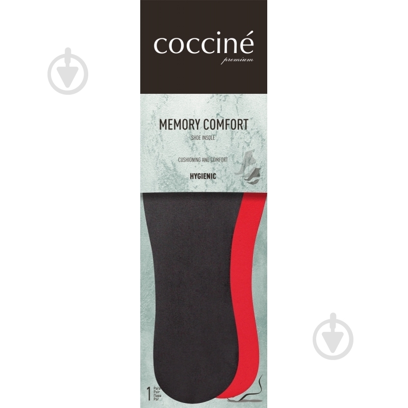 Стельки Memory Comfort COCCINE р.41 черный - фото 1