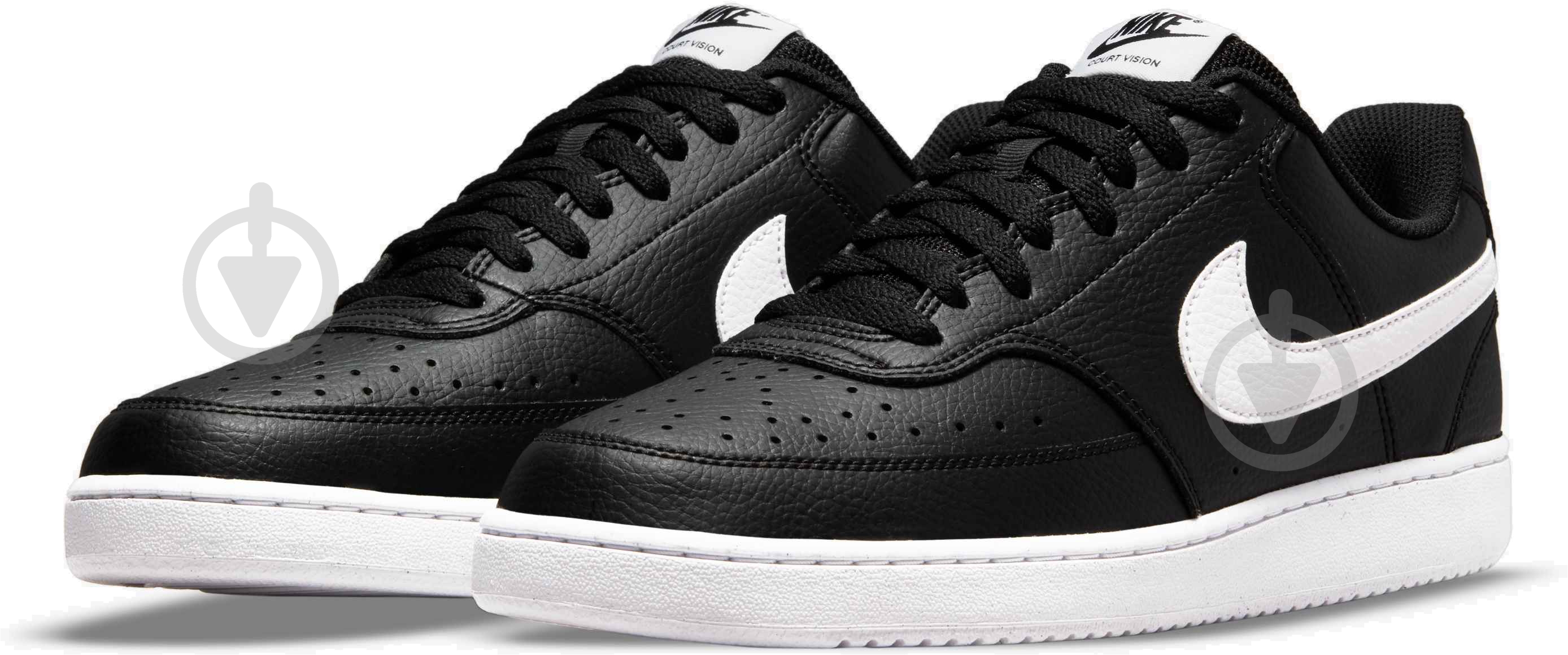 Кросівки чоловічі демісезонні Nike Court Vision Low Next Nature DH2987-001 р.47,5 чорні - фото 5