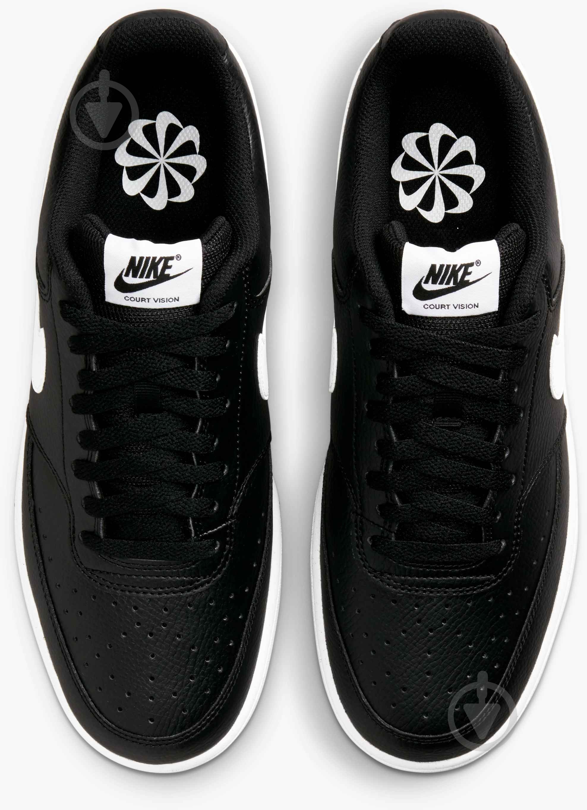 Кросівки чоловічі демісезонні Nike Court Vision Low Next Nature DH2987-001 р.47,5 чорні - фото 7
