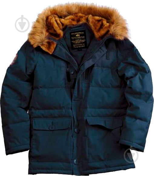 Куртка-парка мужская зимняя Alpha Industries Arctic Jacket AL-IND-AJ-N р.XXXL navy - фото 1