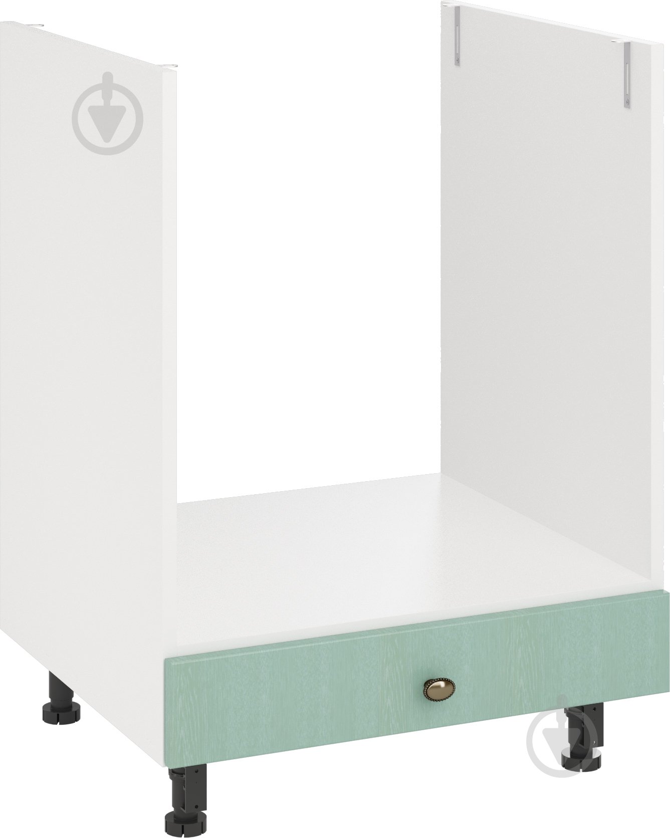 Тумба нижня під духовку з шухлядою МС Прованс смарагд 60х82х52 см, прованс смарагд Грейд - фото 1 Тумба нижня під духовку з шухлядою МС Прованс смарагд 60х82х52 см, прованс смарагд Грейд - фото 1