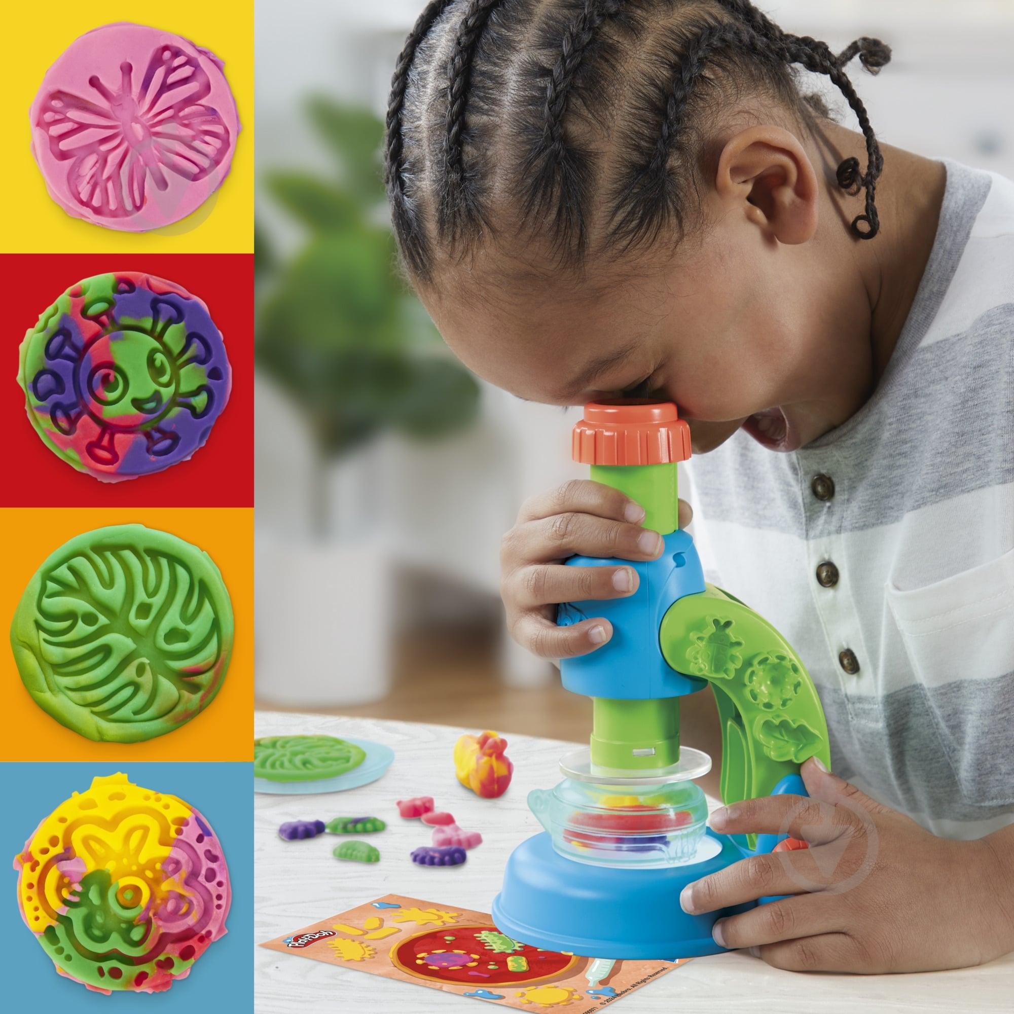 ᐉ Набор для творчества Play-Doh с массой для лепки Микроскоп