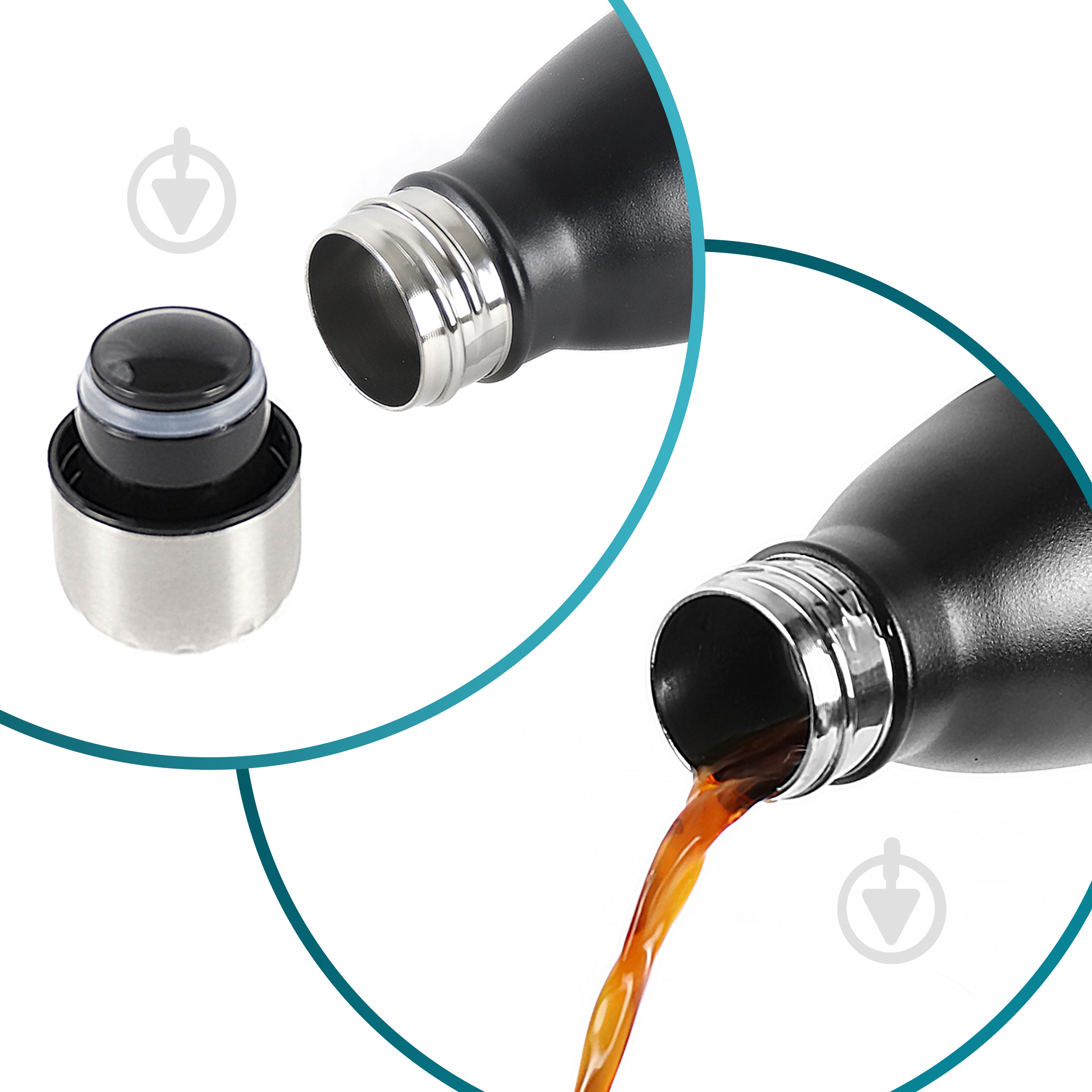 Термопляшка Tavialo 500 мл чорний (191500101) - фото 5