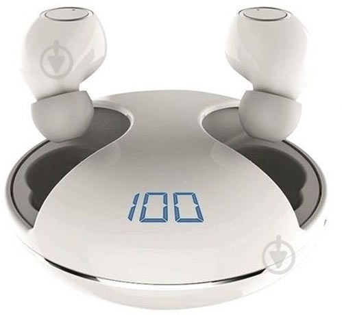 Наушники 2E RainDrops Х True Wireless Waterproof Mic white (2E-EBTWRDXWH) - фото 1