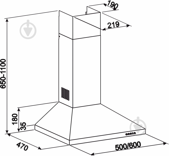 Вытяжка Eleyus KLEO 470 60 IS - фото 12