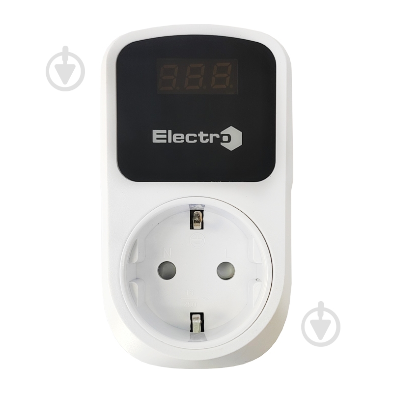 Реле напряжения ElectrO 16А (140В - 280В) RP1N16BL - фото 2