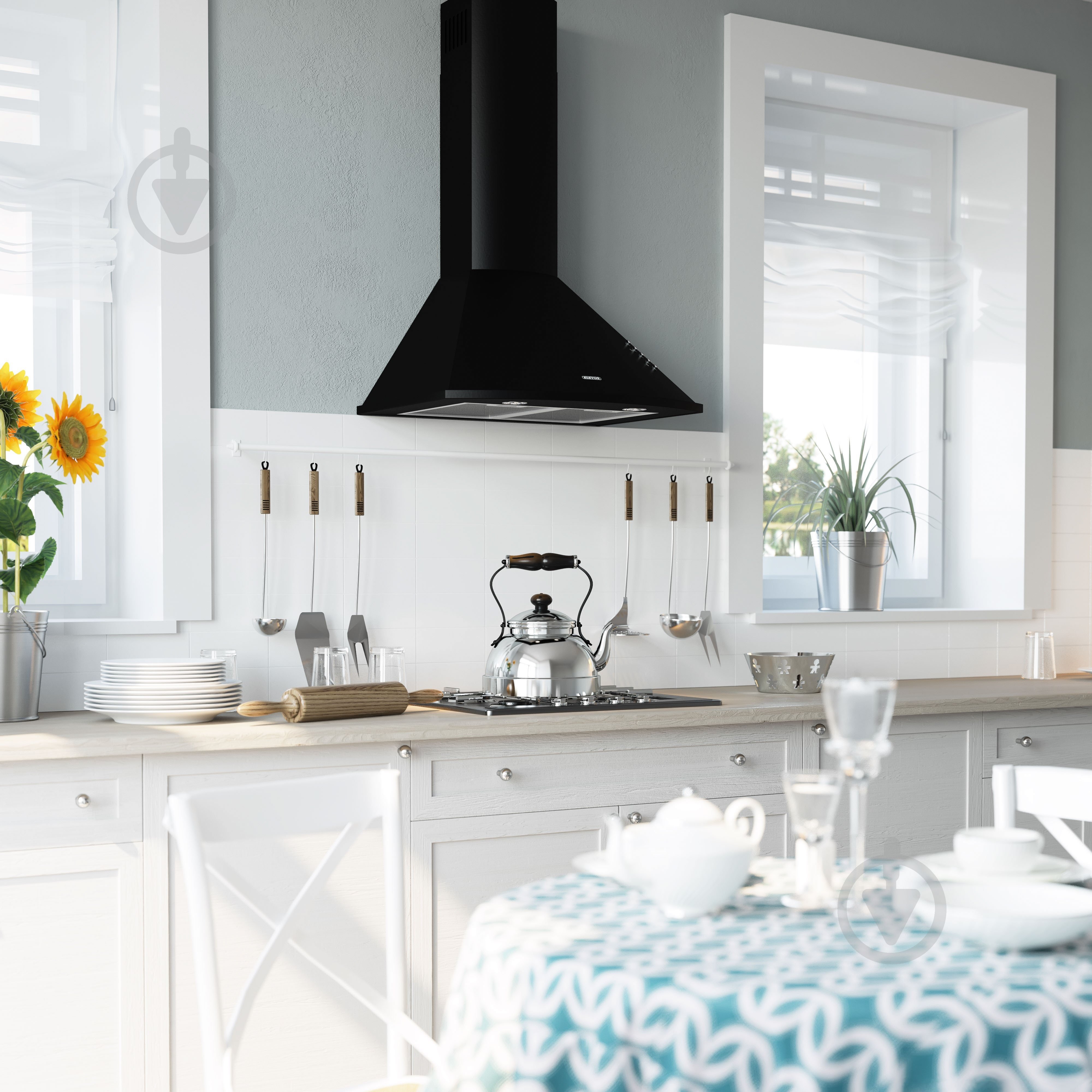 Вытяжка Eleyus Bora 1200 LED SMD 60 BL - фото 16