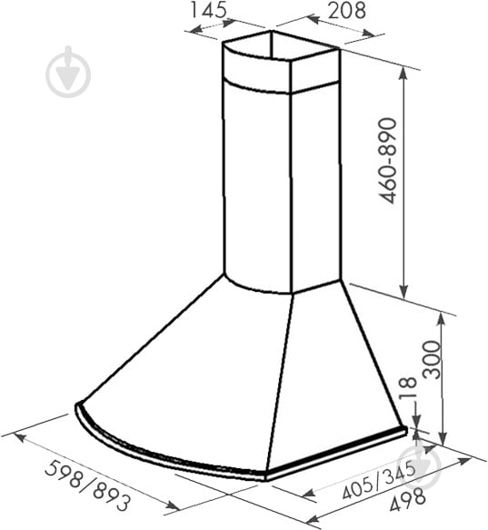 Вытяжка Eleyus Bora 1200 LED SMD 60 IS - фото 16