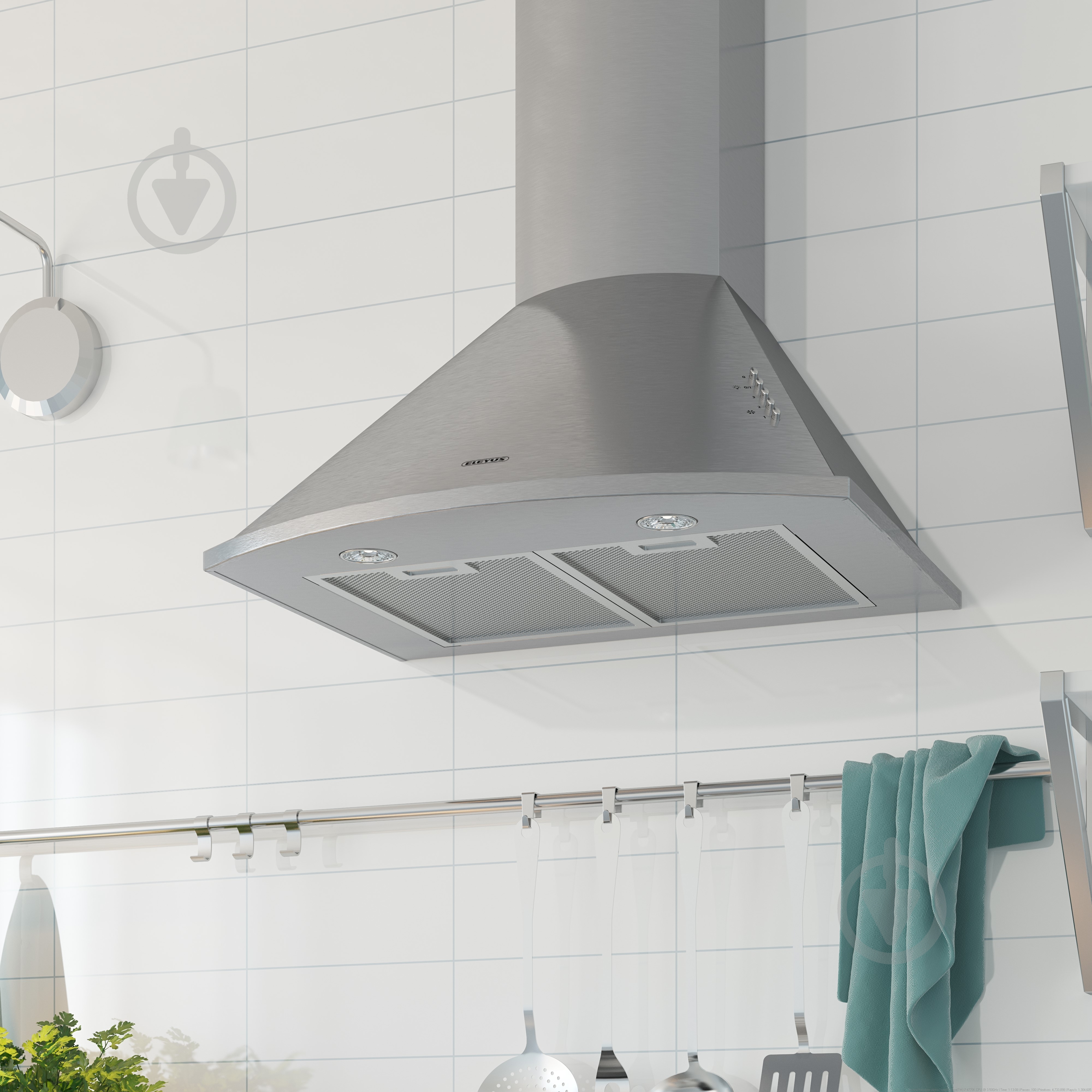 Вытяжка Eleyus Bora 1200 LED SMD 60 IS - фото 21