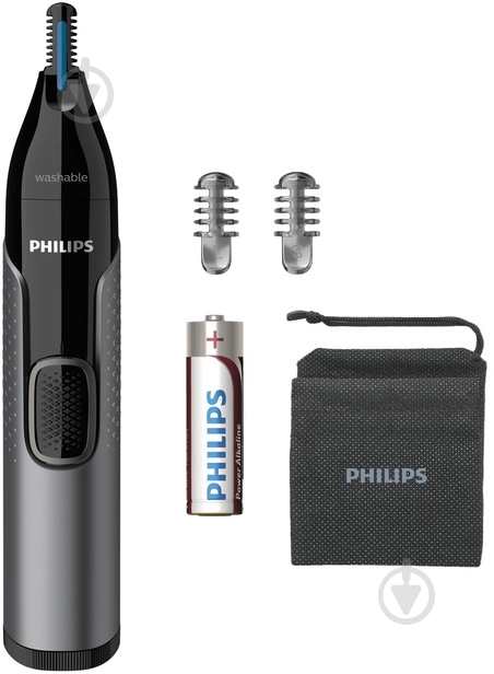 Тример Philips Nose trimmer series 3000 NT3650/16 + Електробритва S3242/12 — фото 2