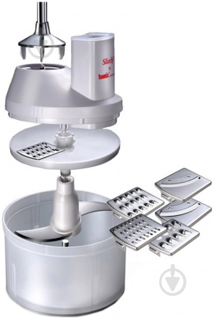 Набор насадок для блендера Bamix 150.074 SliceSy - фото 1 Набор насадок для блендера Bamix 150.074 SliceSy - фото 1