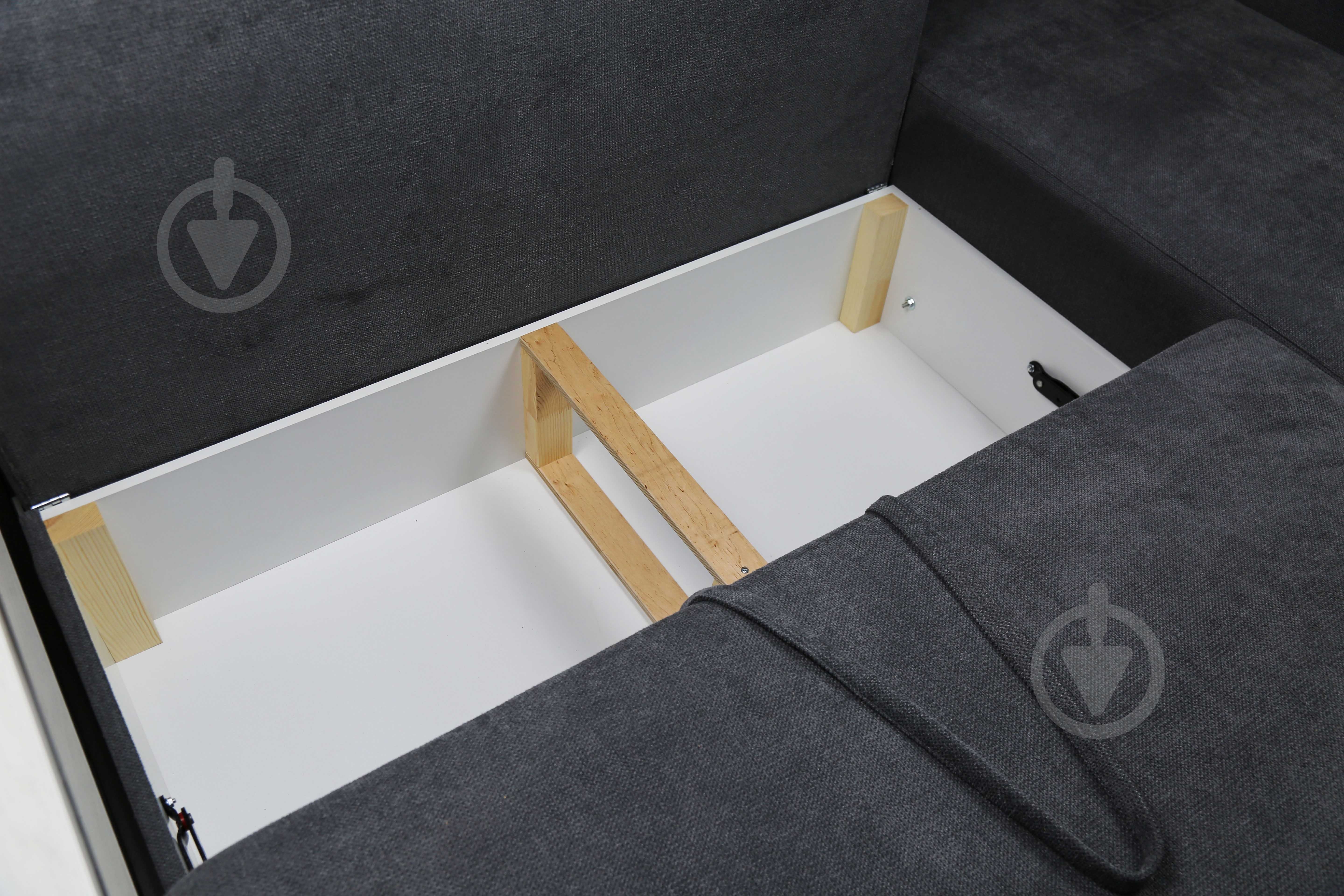 Диван кутовий VECTOR EP-GRT UD правий сірий 2610x1720x870 мм - фото 5