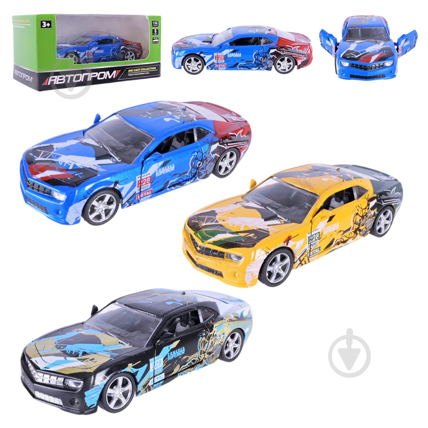 Машинка Автопром 1:32 AP74187 - фото 1 Машинка Автопром 1:32 AP74187 - фото 1