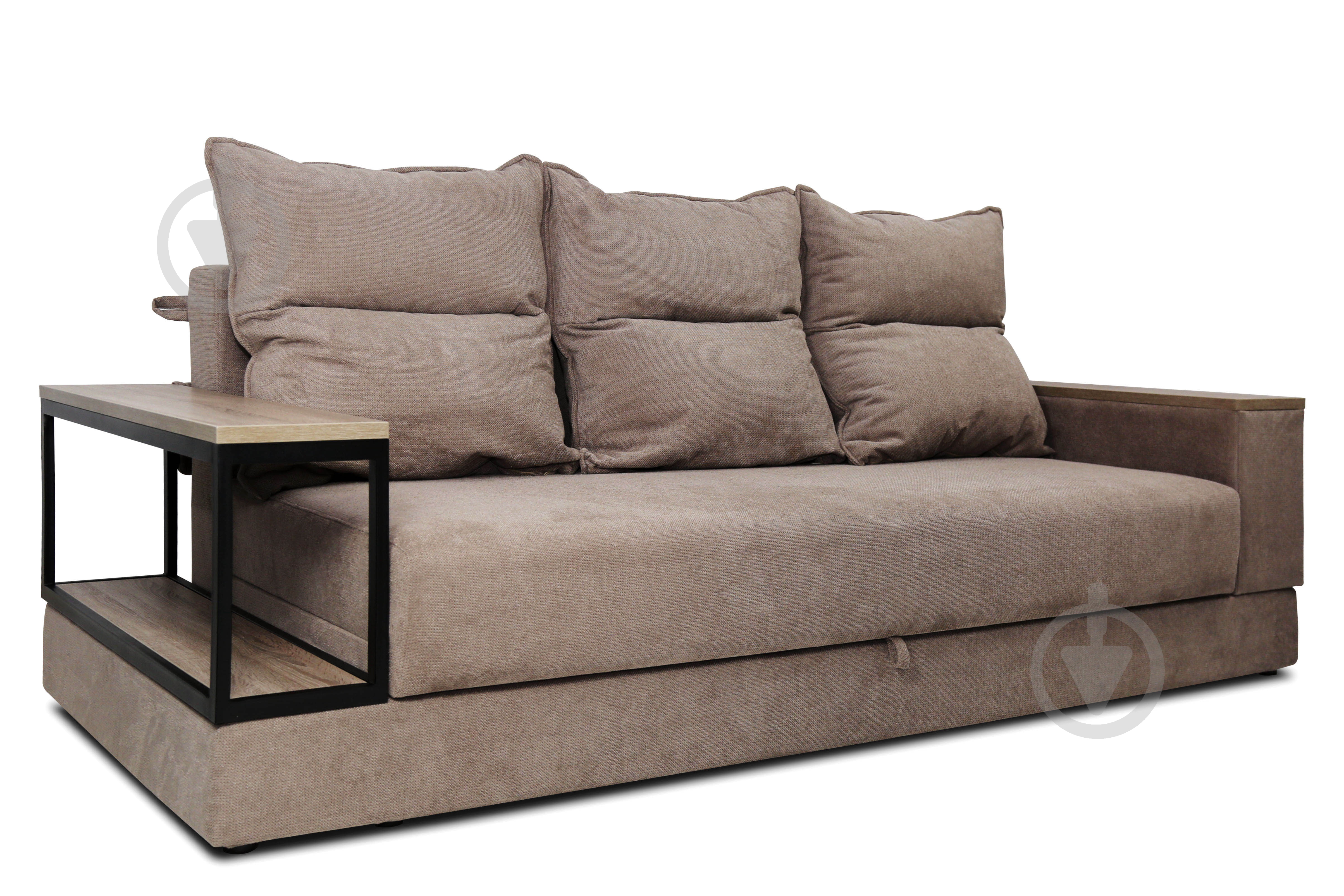 Диван прямой EP-GRT Line коричневый 2530x1100x870 мм - фото 2