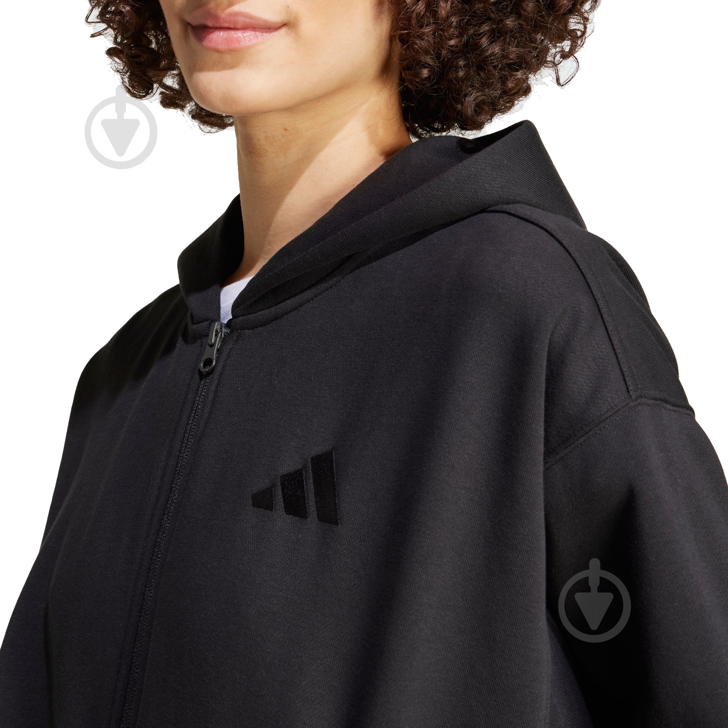 ᐉ Джемпер Adidas W ALL SZN FZ HD IX3809 р.L черный • Купить в