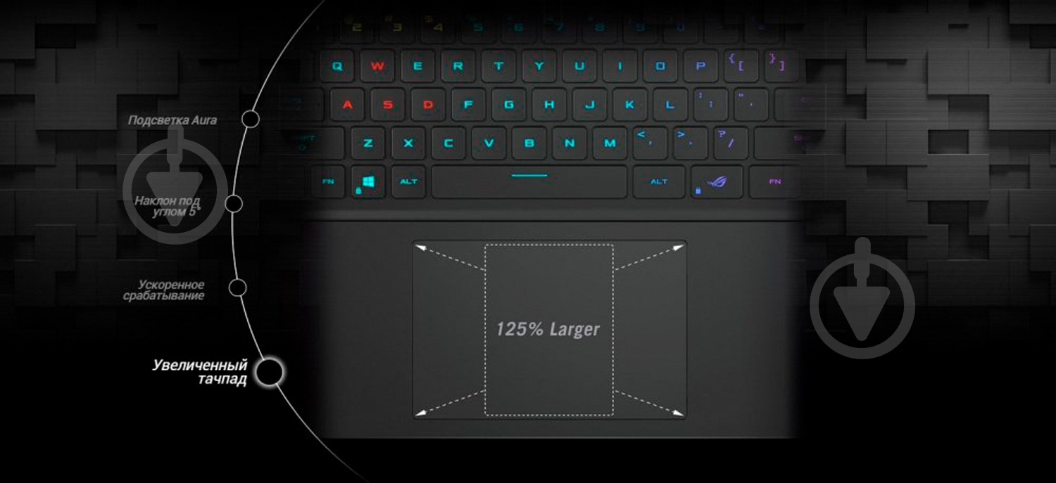 Ноутбук Asus ROG Zephyrus S17 GX703HS-KF041R 17,3 (90NR06F1-M00870) black - фото 29