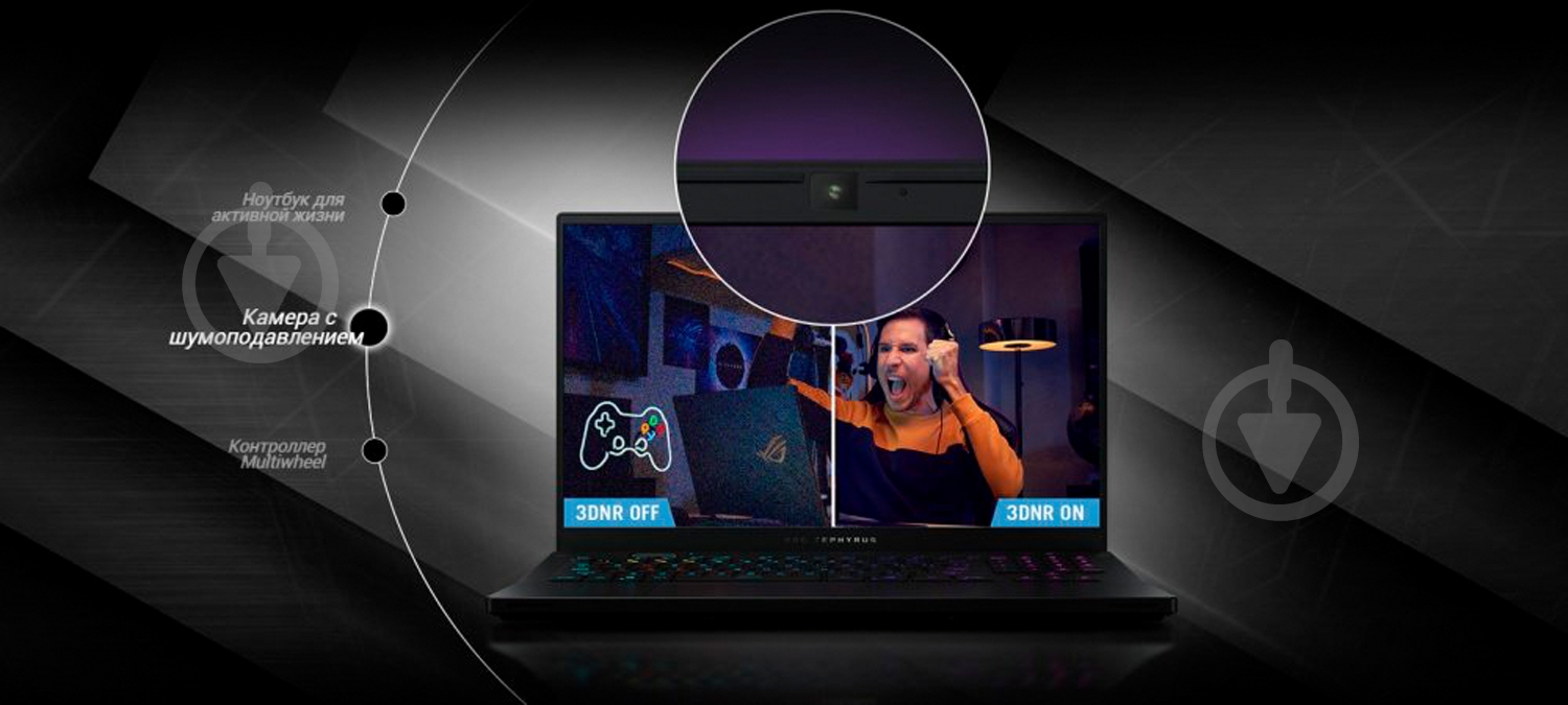 Ноутбук Asus ROG Zephyrus S17 GX703HS-KF041R 17,3 (90NR06F1-M00870) black - фото 33