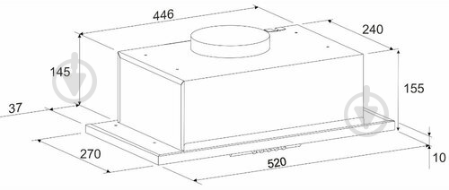 Вытяжка Eleyus Intra 700 52 GR - фото 9