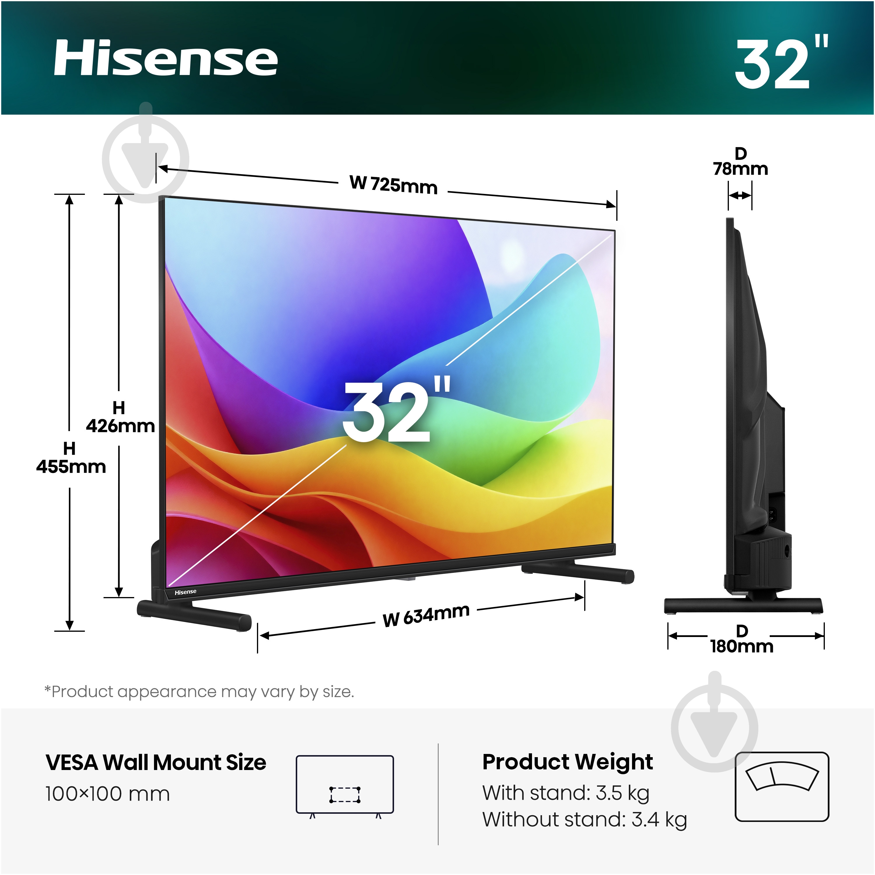 Телевизор Hisense 32A5S - фото 14