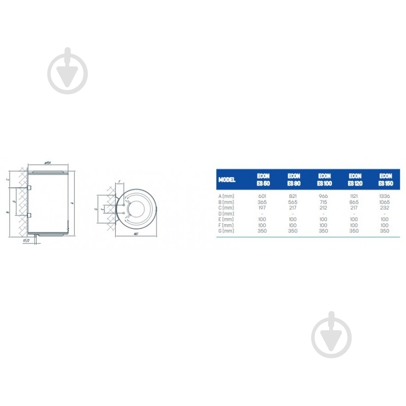 Бойлер TIKI Econ ES 80V9 (GBF 80 E5) - фото 3