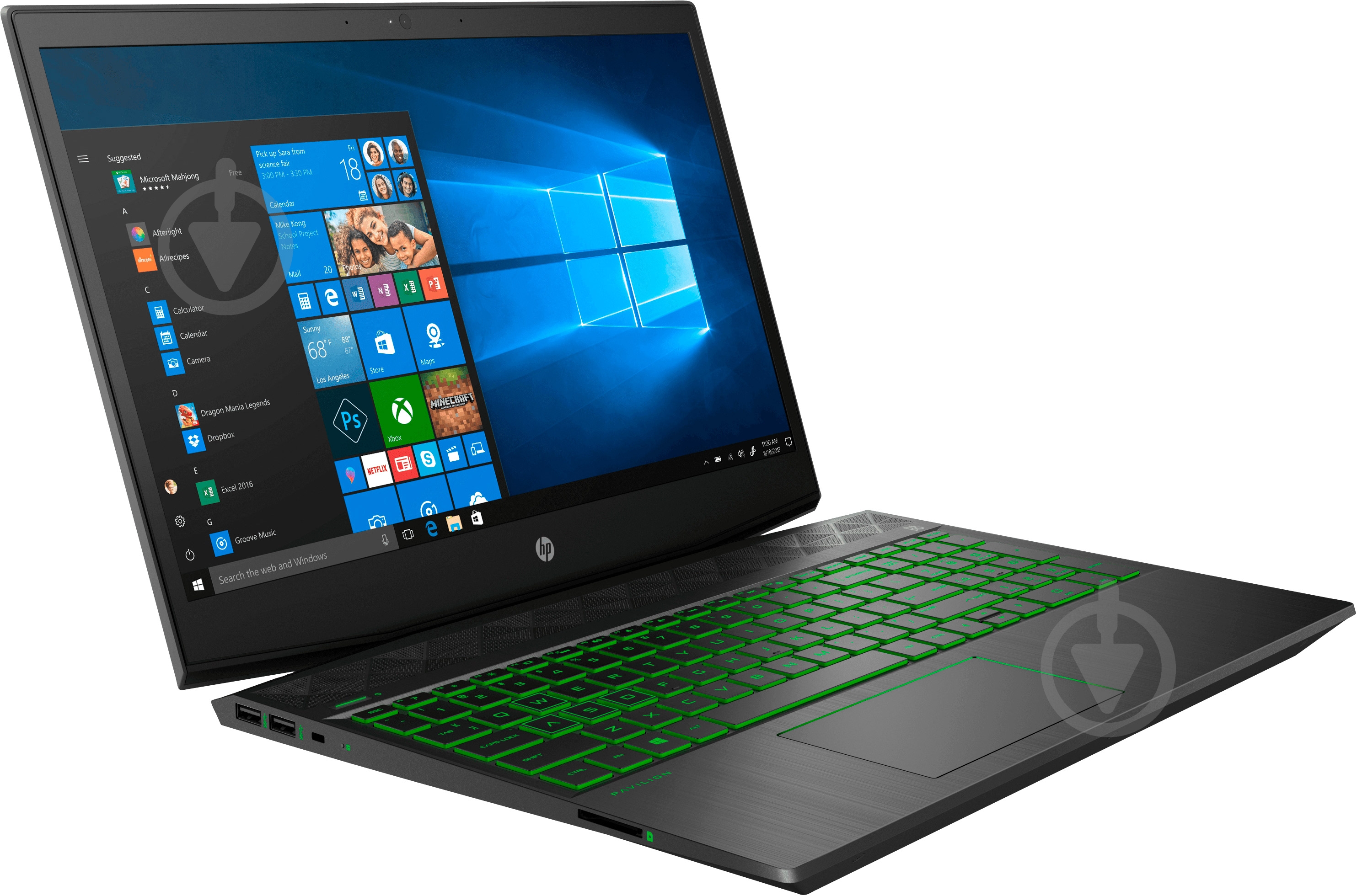 Ноутбук HP Pavilion 15 Gaming 15,6 (4B0U7EA) black - фото 3