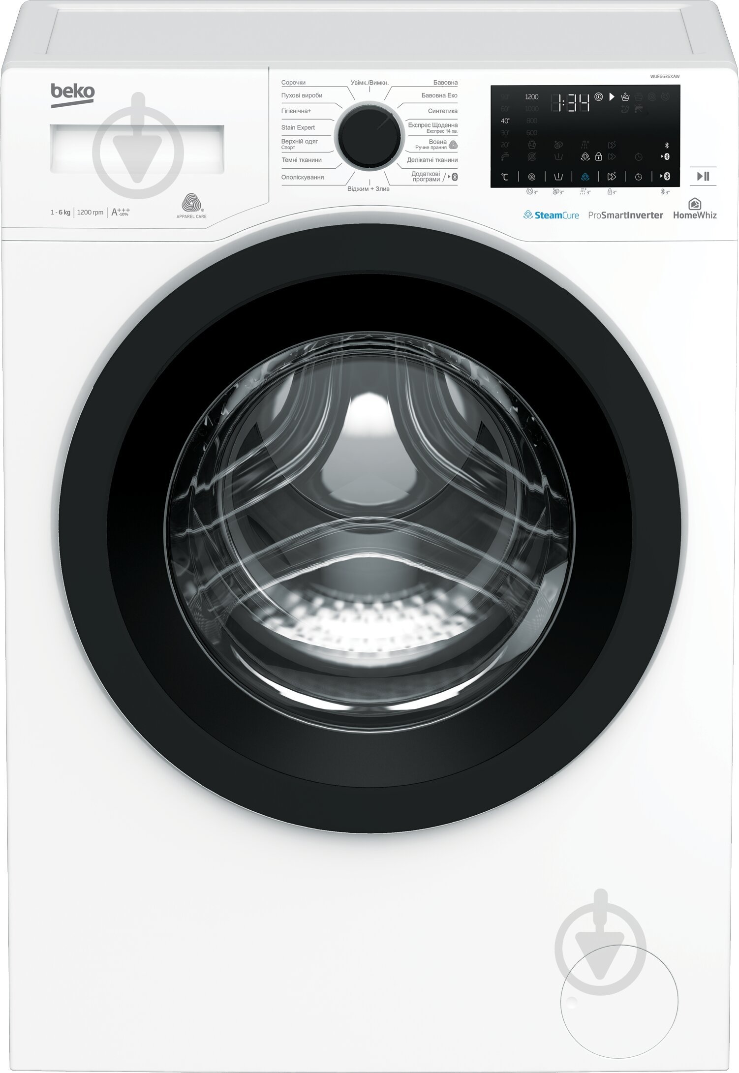 Пральна машина Beko WUE6636XAW - фото 2