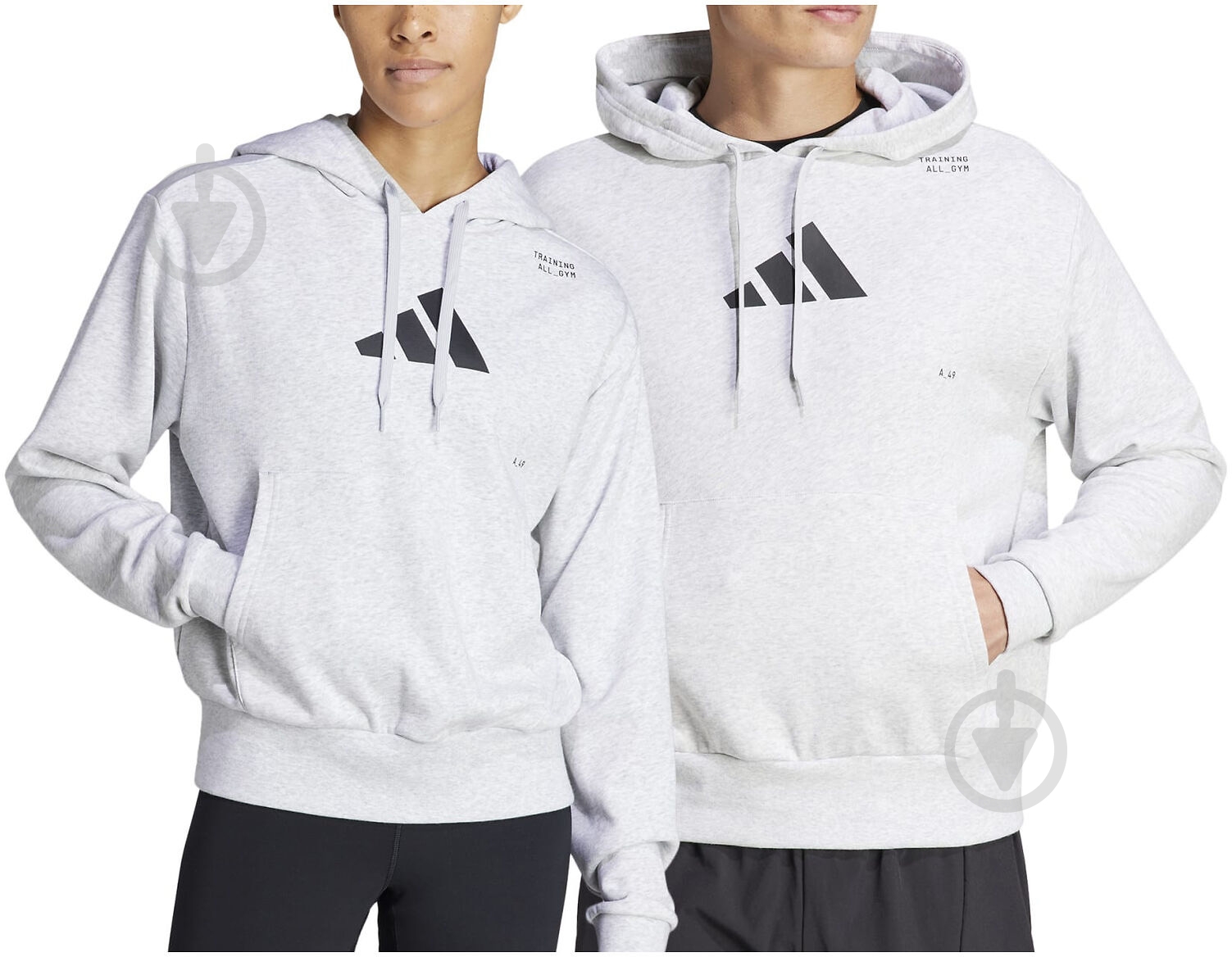 Джемпер Adidas IS7104 р.2XL серый - фото 3