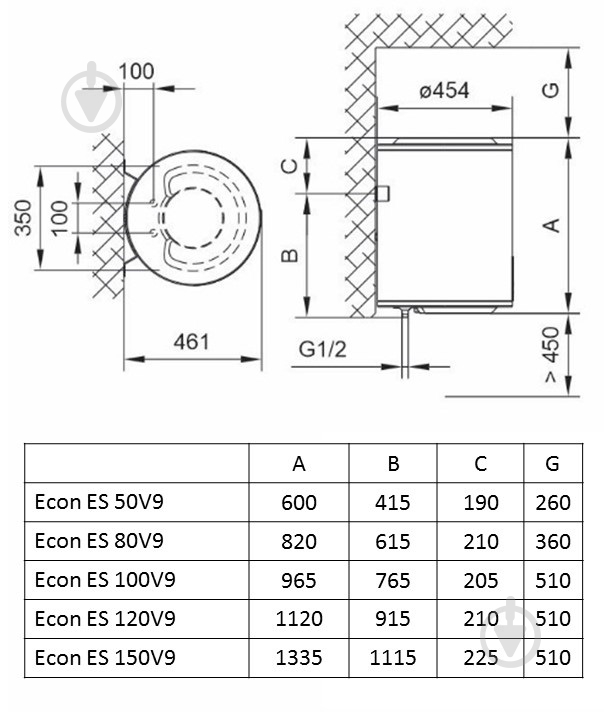 Бойлер TIKI Econ ES 150V9 - фото 2 Бойлер TIKI Econ ES 150V9 - фото 2