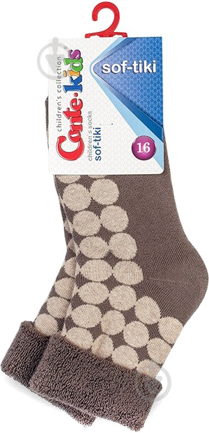 Носки детские для девочекдля мальчиков Conte-Kids SOF-TIK 222 р.16 кофейный - фото 1