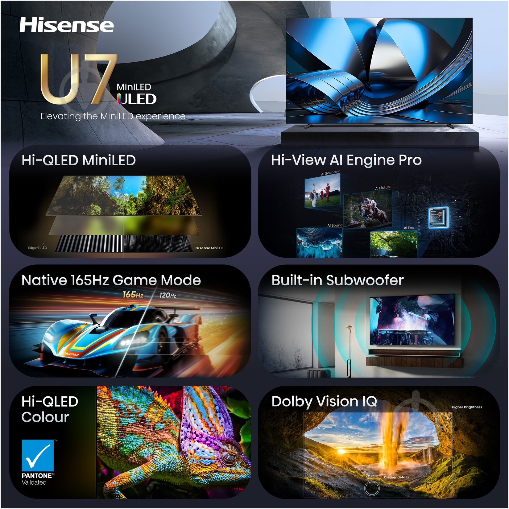 Телевизор Hisense 50U7SE - фото 18