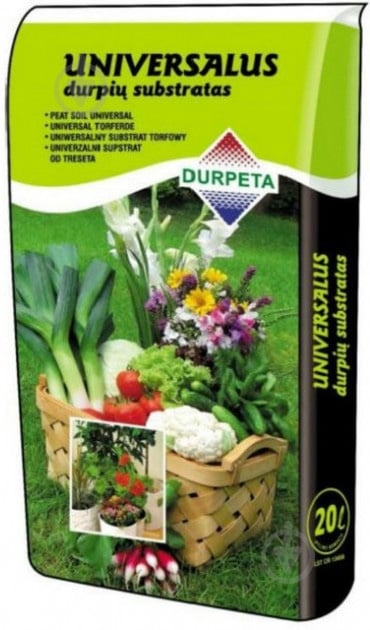 Субстрат торфяной Durpeta универсальный 20 л - фото 1