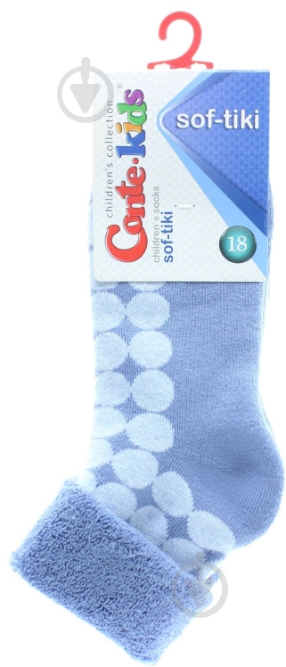 Носки детские для девочек Conte-Kids SOF-TIK 222 р.18 джинс - фото 1
