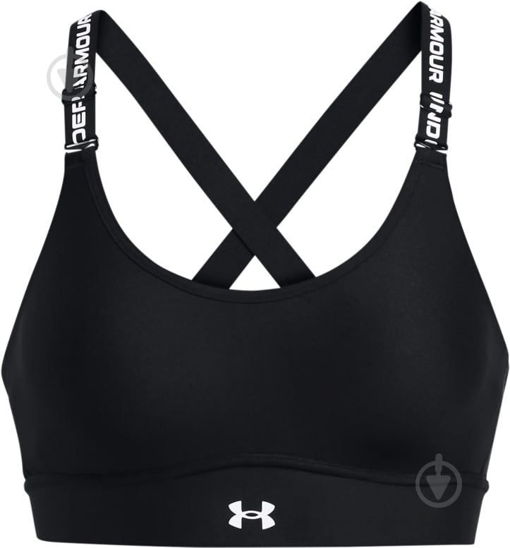 Бра Under Armour UA INFINITY MID 2.0 BRA 1384123-001 р.M-D/DD чорний - фото 17