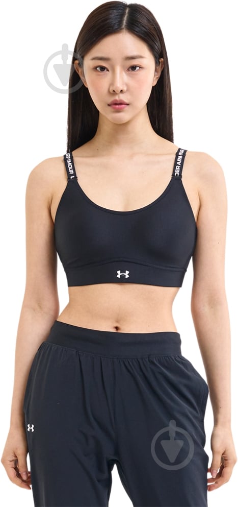 Бра Under Armour UA INFINITY MID 2.0 BRA 1384123-001 р.M-D/DD чорний - фото 2