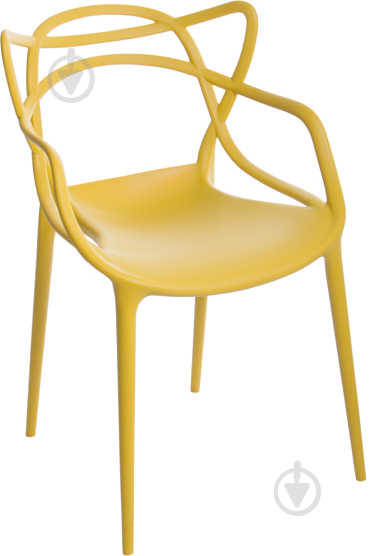 Стул обеденный с подлокотниками АС-006 желтый желтый/желтый - фото 1 Стул обеденный с подлокотниками АС-006 желтый желтый/желтый - фото 1