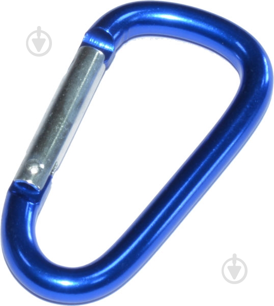 Карабін D-подібний алюмінієвий RD 6x62 мм 6 мм алюміній 1 шт. - фото 1