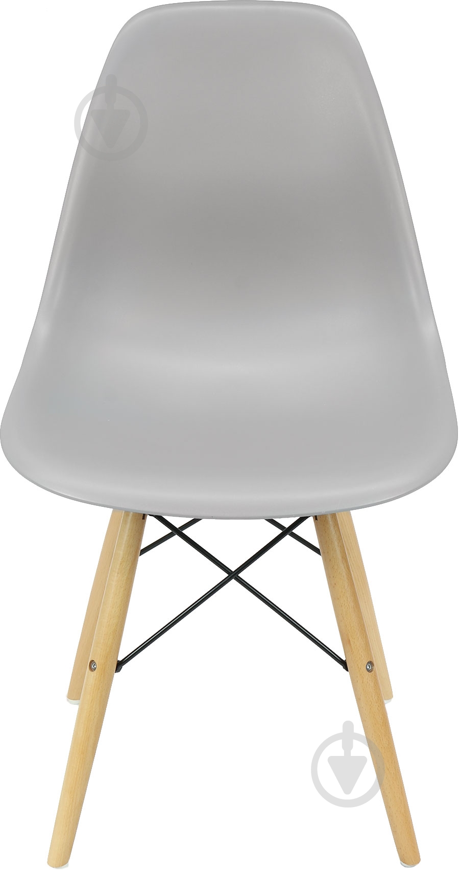 Стул обеденный АС-016W серый бук/серый - фото 1