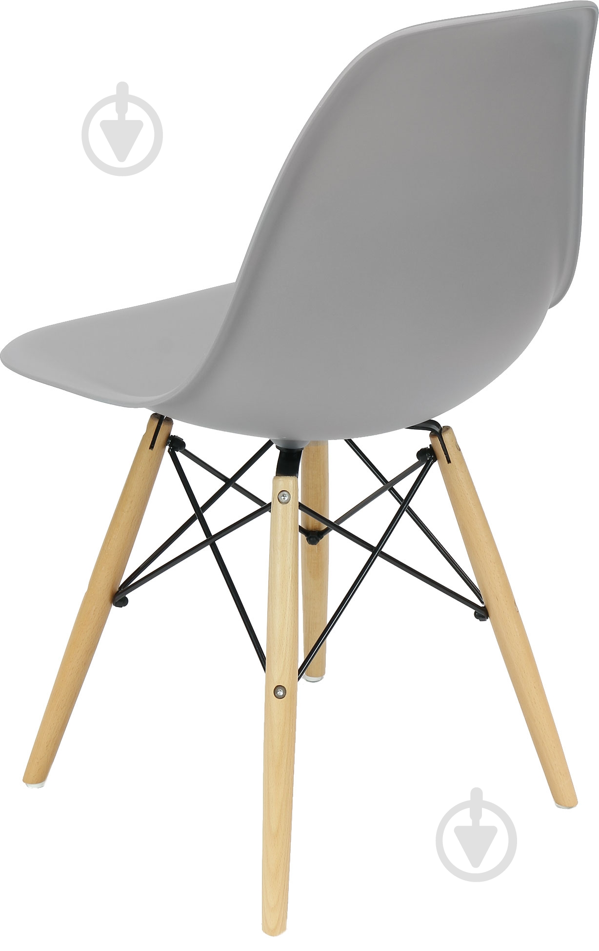 Стул обеденный АС-016W серый бук/серый - фото 3