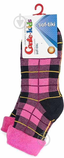 Носки детские для девочек Conte-Kids SOF-TIK 224 р.22 розовый - фото 1