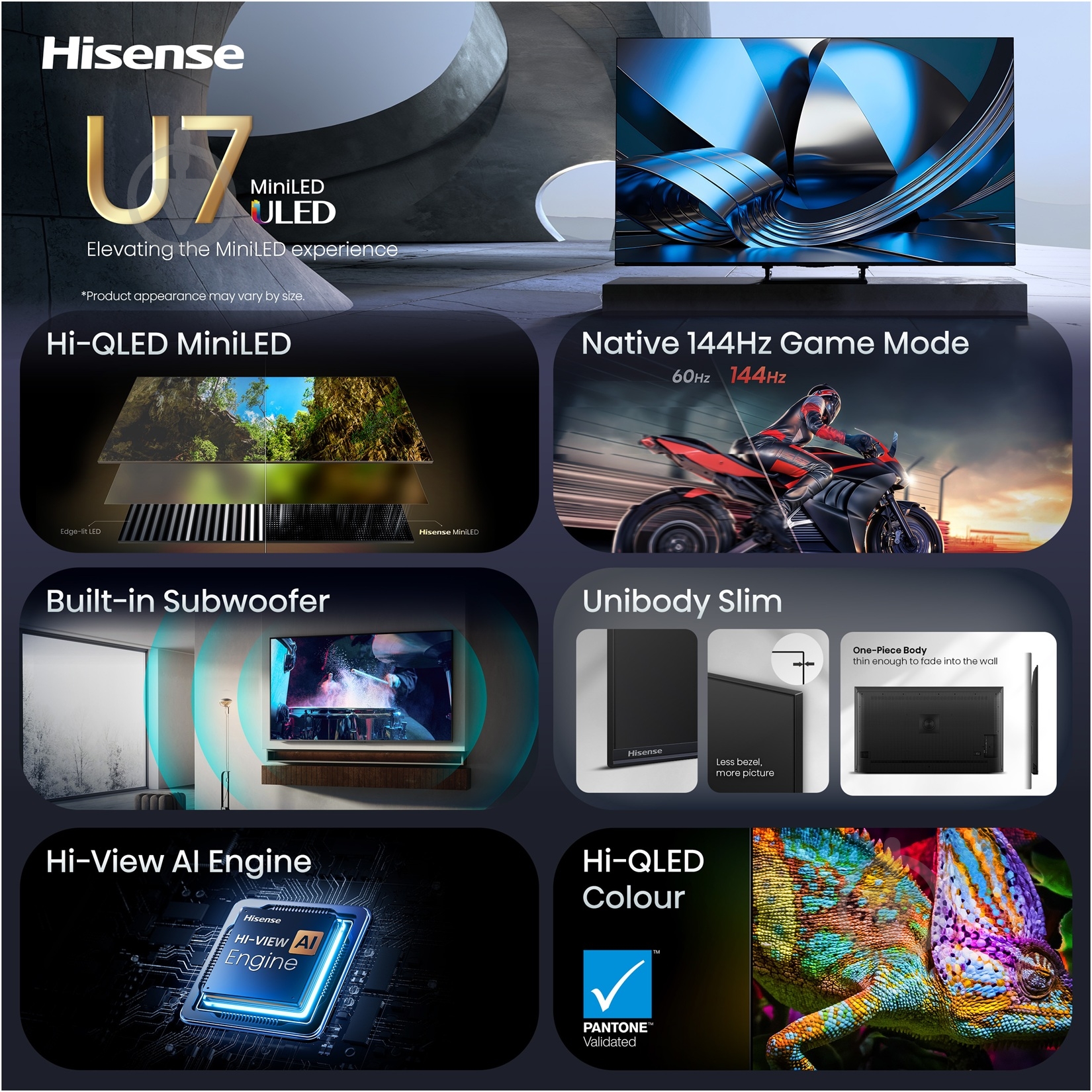 Телевизор Hisense 75U7SE - фото 19