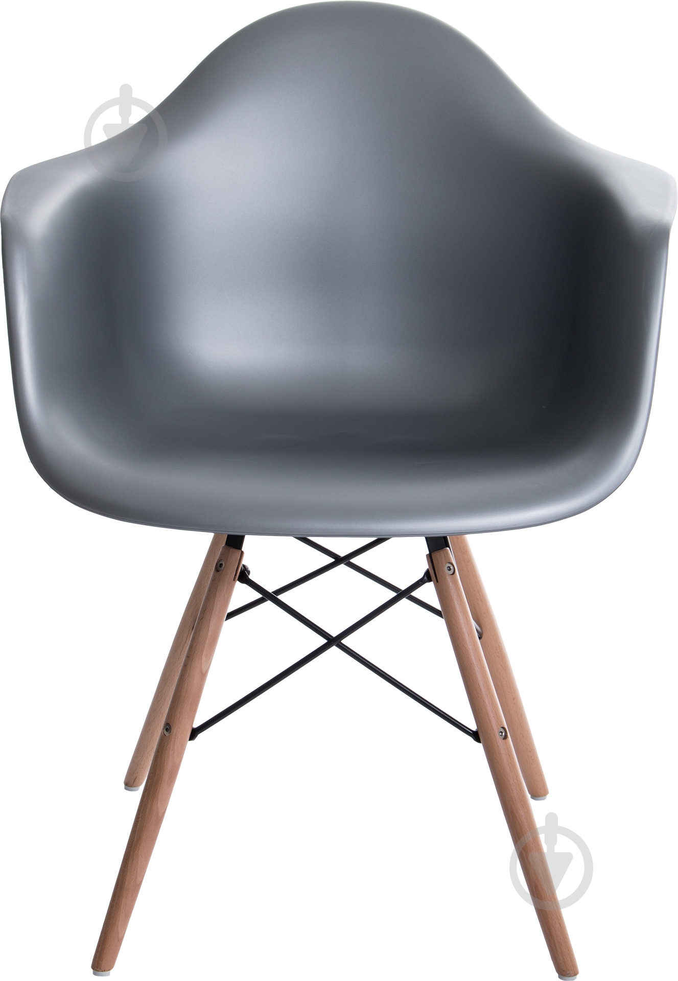 Стілець обідній з підлокітниками АС-018W сірий бук/сірий - фото 2 Стілець обідній з підлокітниками АС-018W сірий бук/сірий - фото 2